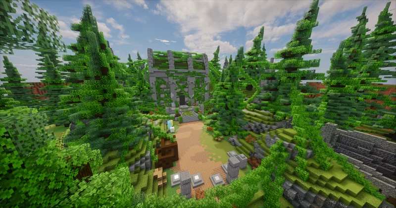 Green Lobby 200x200 Minecraft Map