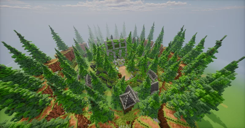 Green Lobby 200x200 Minecraft Map