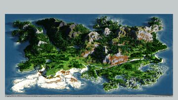 Survival map 100 players - 1 winner - 3000x2500 [WorldPainter] Minecraft Map & Project