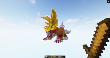 Minecraft Gouging Fire Statue! Download Minecraft Map & Project