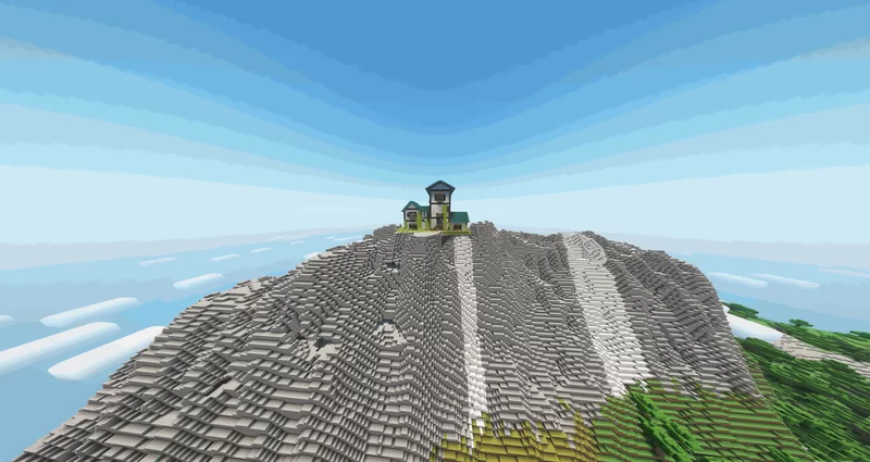Medieval Mountain House Minecraft Map