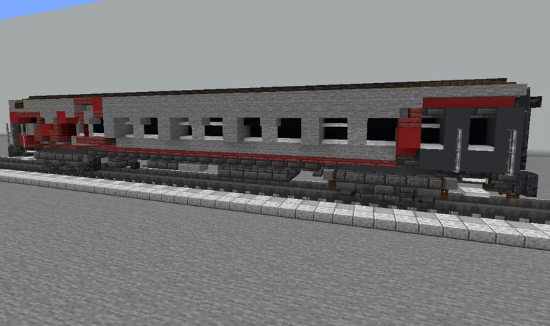 [1.5:1]  Passenger railway carriage RZD