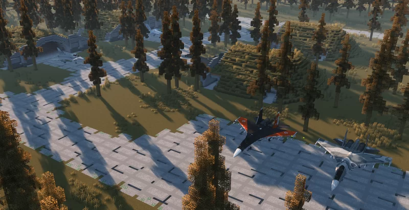 [1.7.10 - 1.21.5] Soviet military base v0.1 (incomplete) Minecraft Map