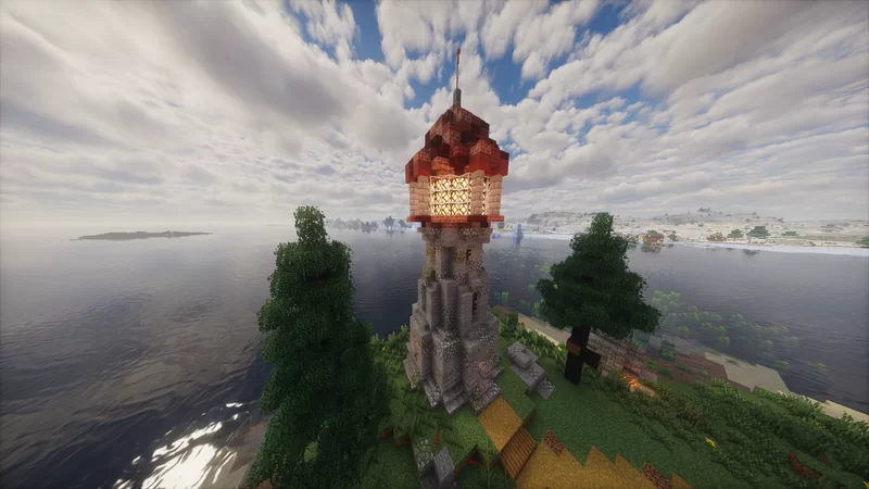 Light House - Cozy medieval style lighthouse Minecraft Map