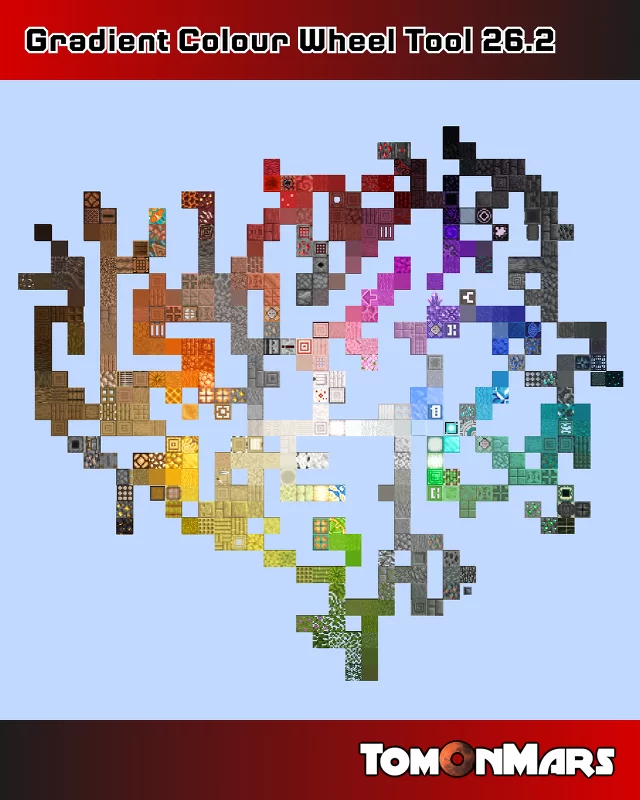Color Gradient Window Minecraft 26.2 Minecraft Gradient Color Wheel for Block Palettes [SCHEM ...