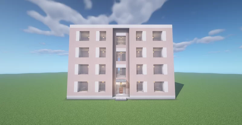 Modern Apartment Building VI Minecraft Map