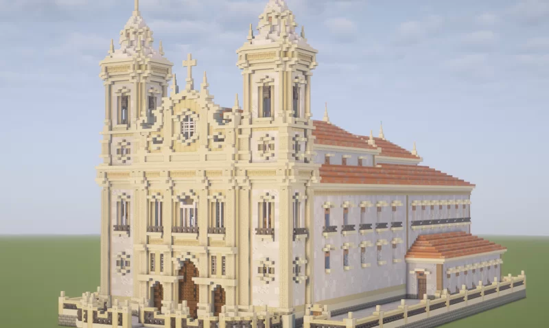 Brazilian Baroque Inspired Church | Download Minecraft Map
