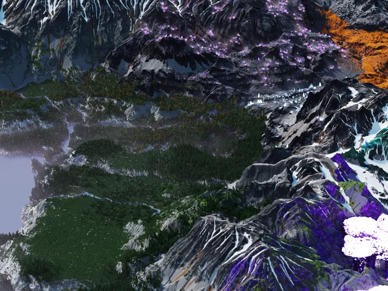 Lutania lands - survival landscape map [10000 x 10000] Minecraft Map