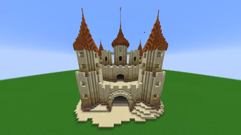 sand castle Minecraft Map