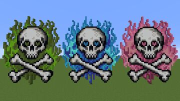 Flaming Skulls Minecraft Map & Project