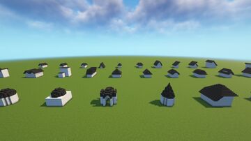 30 Different Roof Styles Minecraft Map & Project