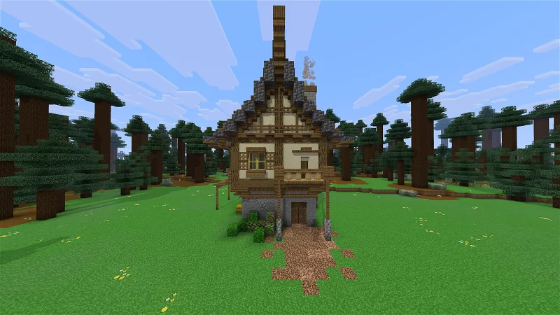 Medieval Starter House / No Interior Minecraft Map