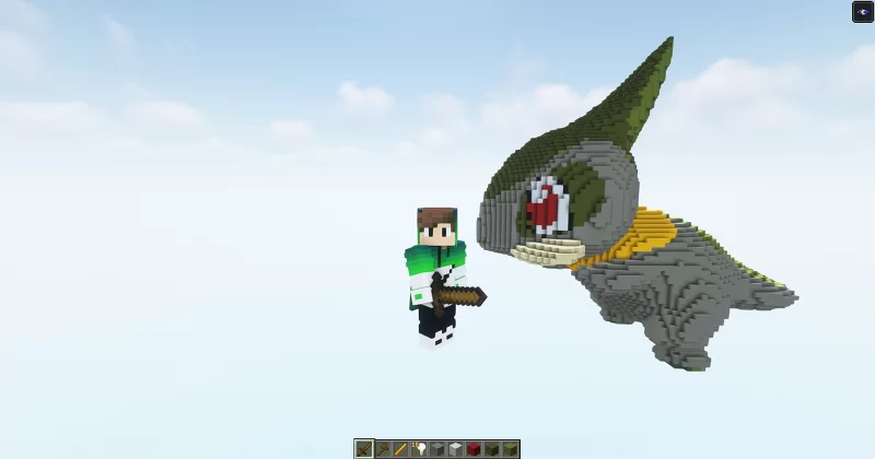 Minecraft Axew Statue DOWNLOAD Minecraft Map