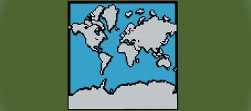 100 x 100 World Map Minecraft Map & Project