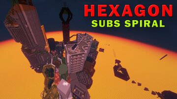 Hexagon Subs Spiral (1.20.1 JAVA) Minecraft Map & Project