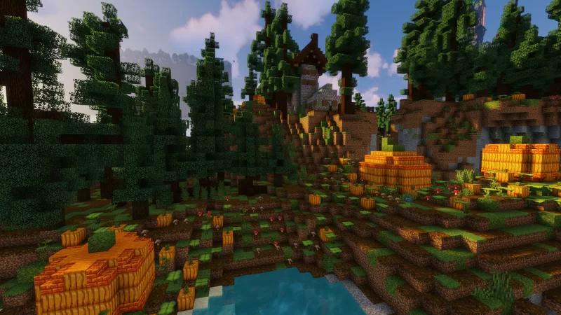 Pumpkin Village Minecraft Map