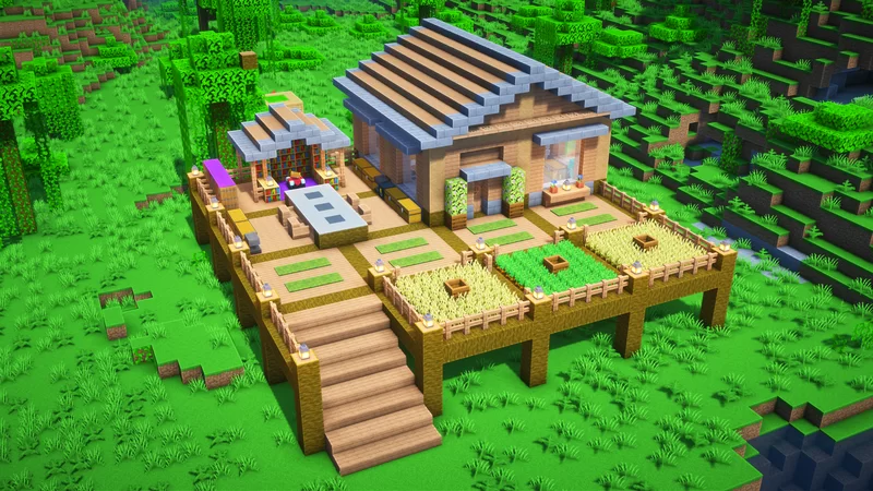 Survival Base | Jungle Wood! (+Tutorial, +DL)🏡42 Minecraft Map