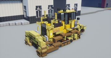Komatsu D65EX-18, Dozer Minecraft Map & Project