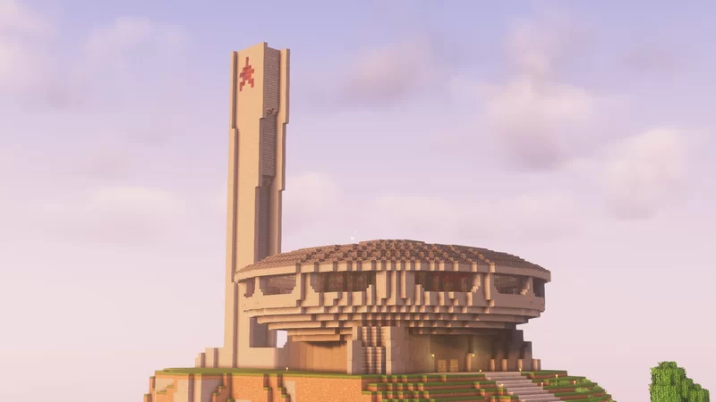 Buzludzha Monument (+ INTERIOR) Minecraft Map