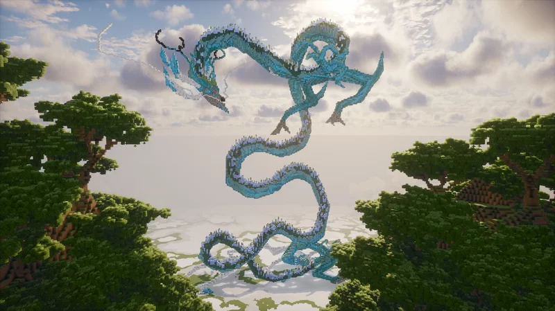 Blue Dragon Minecraft Map