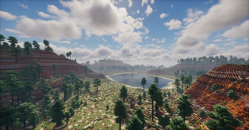 Pine Mesa 1024 x 1024 Survival map, 1.21.8! Minecraft Map