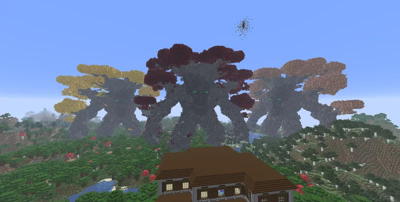 Autumn Treants Petrified Minecraft Map