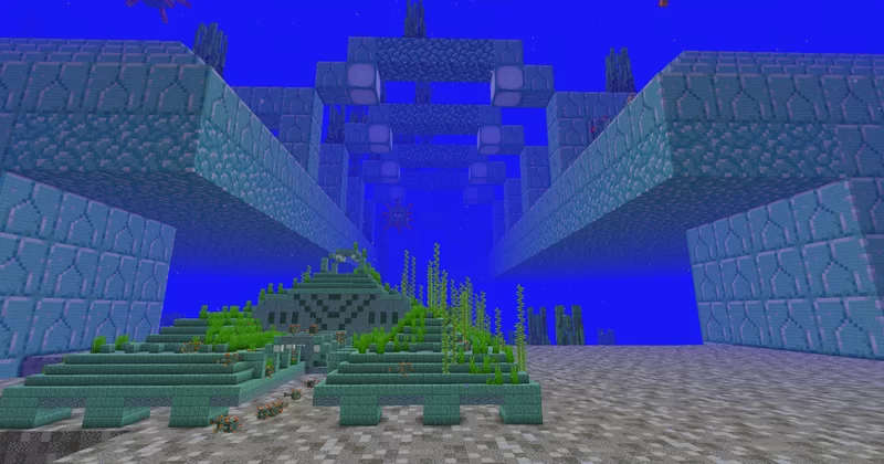 Ocean Monument, but 16x bigger Minecraft Map