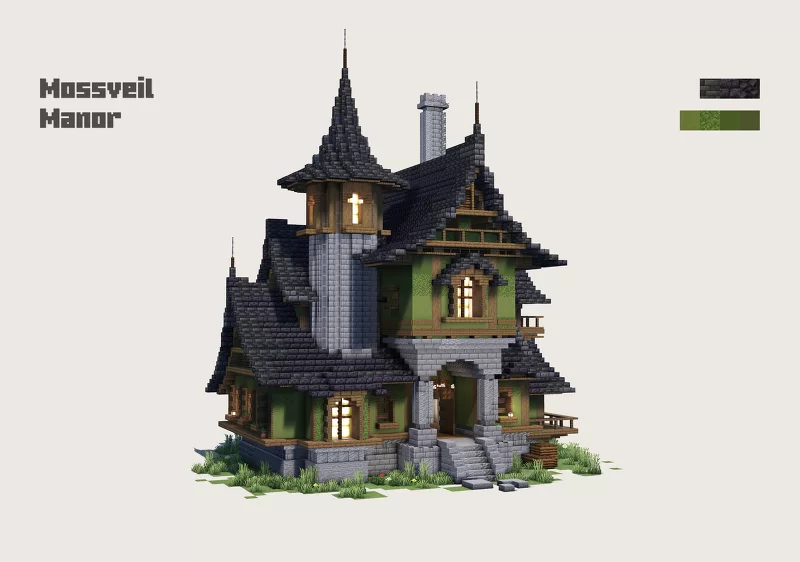 Mossveil Manor Minecraft Map