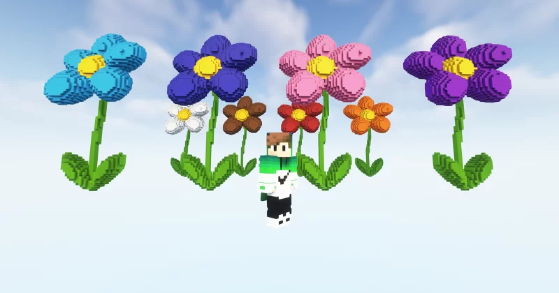 Minecraft Flower [pack] Statue! Download Minecraft Map