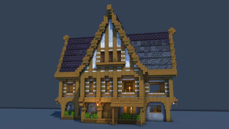 Medieval House – Fully Decorated Interior | Download Minecraft Map