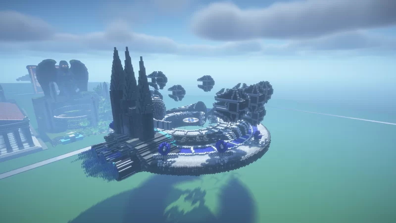 Futuristic Sumo Arena | PvP / Practice Map Minecraft Map