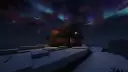 Exterior and northern lights