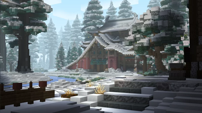 ️ Winterfall Shrine ️ Minecraft Map
