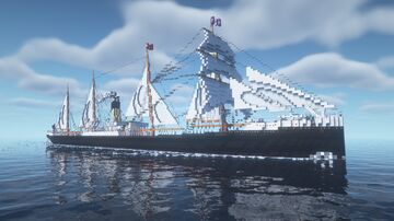 S.S. Cufic & Runic (1888-1889) - White Star's First Livestock Boats Minecraft Map & Project