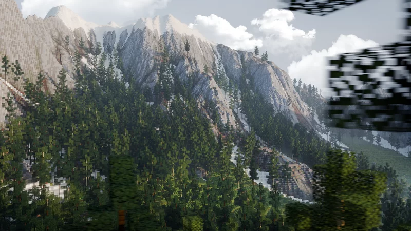 Mountains 1K x 1K Minecraft Map