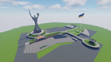 Mother Ukraine Monument, Kyiv Minecraft Map & Project