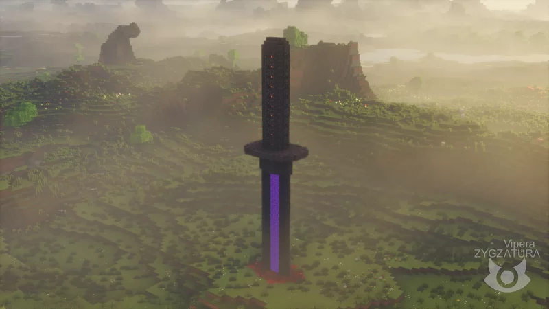 Katana sword nether portal Minecraft Map