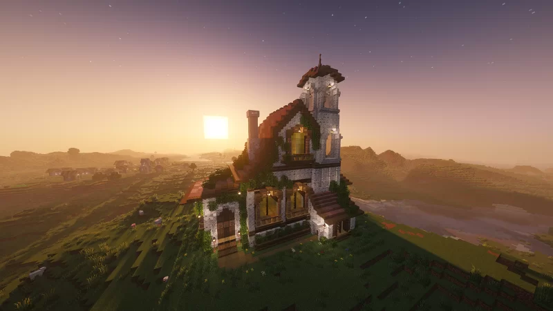 Medieval Modernised Tower House | schematic/World download Minecraft Map