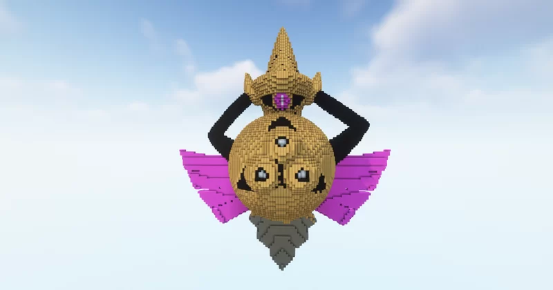 Minecraft aegislash-shield Statue DOWNLOAD Minecraft Map