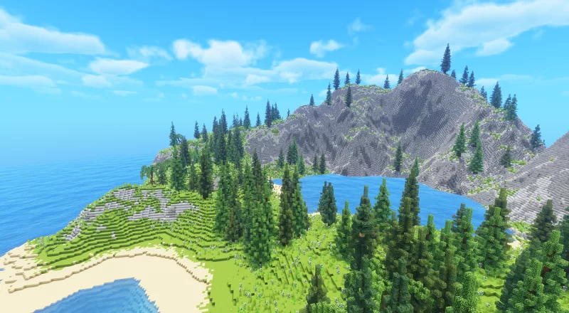 Random Tropical Island map (Worldpainter) Minecraft Map