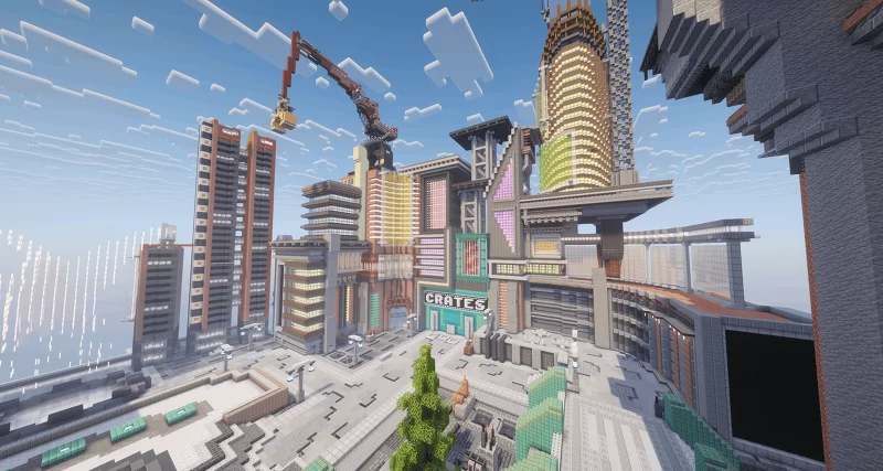 Neon Nexus City Minecraft Map