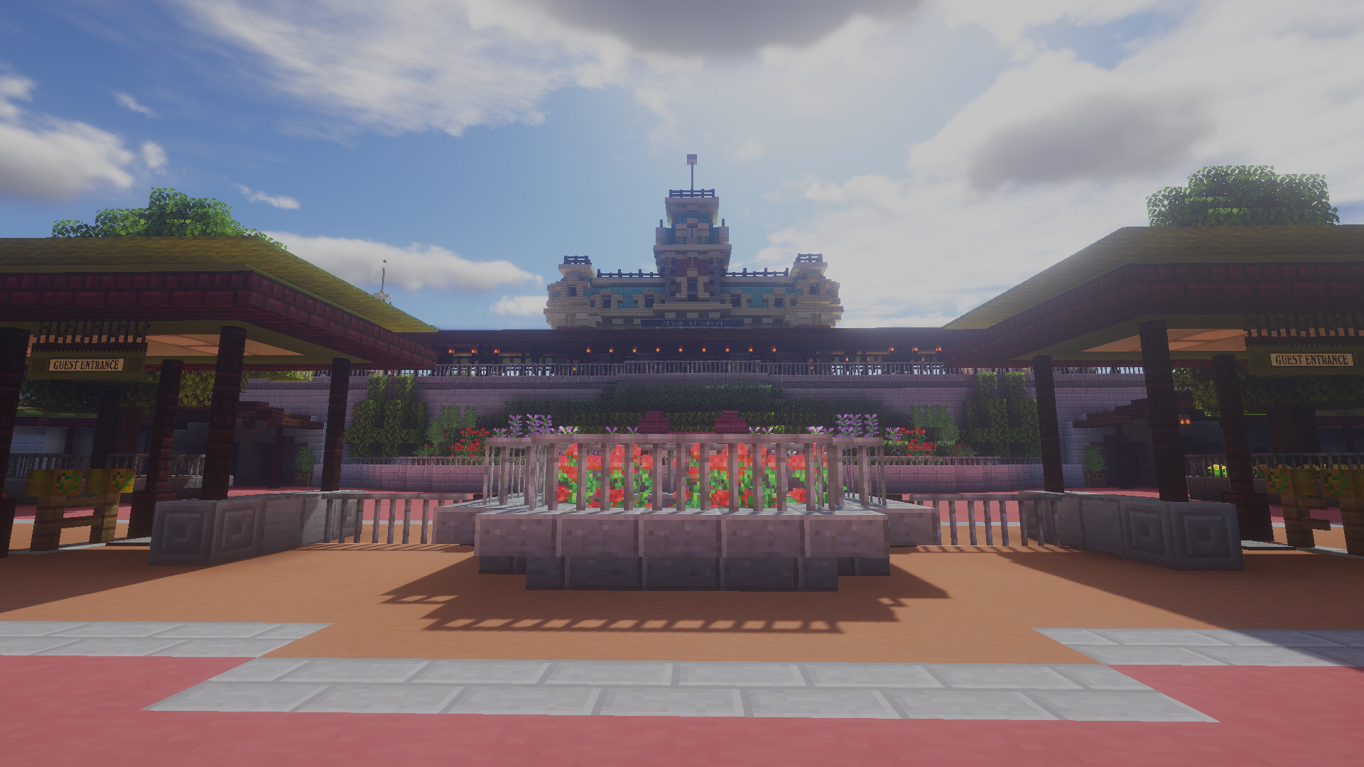Minecraft Magic Kingdoms (MCMK) Walt Disney World recreation in