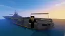epic build of CV10 with a P47 on the deck. There are also sailable aircraft carriers btw