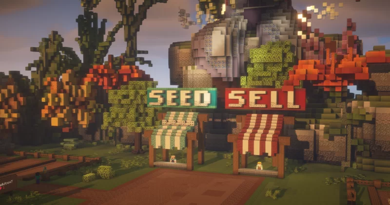 Grow a Garden Minecraft Sever ┃GardenMC Bedrock & Java Minecraft Server