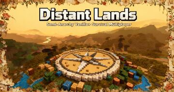 | Distant Lands | 🏔️Bedrock Support |1.21.+ | ⚔️Semi-Anarchy | 🎲Random Spawn | 💎No Pay-to-Win | 🌿Fresh World Minecraft Server