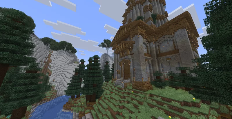Minecraft Spawn Buildings Survive the Fallen - RPG 1.21.11 *New Server* Minecraft Server