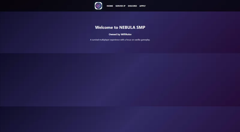 NEBULA SMP Minecraft Server