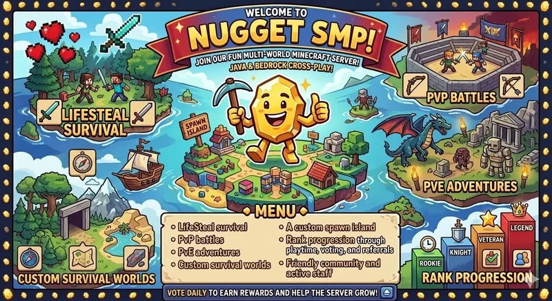 Nugget smp Minecraft Server
