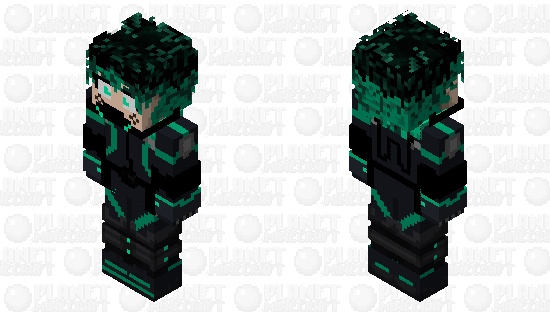 Deku dark suit Minecraft Skin