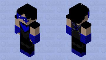 Dick Grayson o Asa Noturna Minecraft Skin